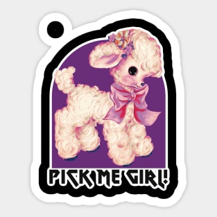 Pick Me Girl Lamb Sticker